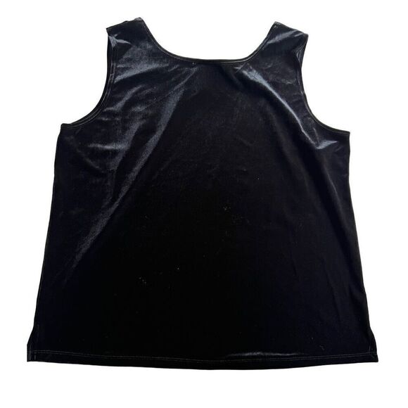 Quacker Factory Sequins Velour top Size 1X - Picture 2 of 7